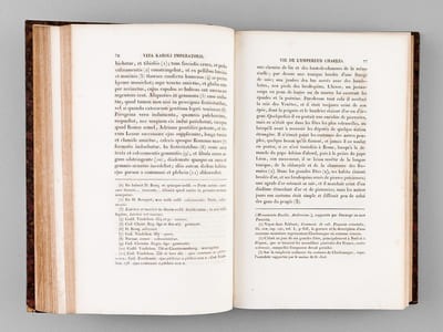 Oeuvres complètes d'Eginhard, réunies pour la première fois et traduites en français (2 Tomes - Complet)