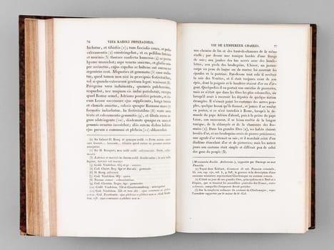 Oeuvres complètes d'Eginhard, réunies pour la première fois et traduites en français (2 Tomes - Complet) . EGINHARD ; (TEULET, A.)