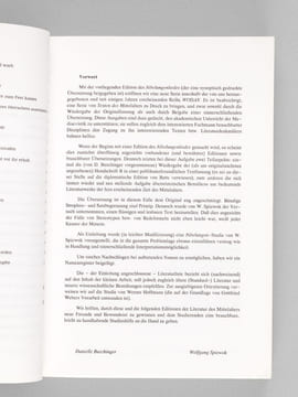 Das Nibelungenlied. Mittelhochdeutsch / neuhochdeutsch. BUSCHINGER, Danielle ; SPIEWOK, Wolfgang