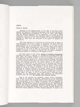 Studies in Sardinian Archaeology. Volume II : Sardinia in the Mediterranean. BALMUTH, Miriam S. (ed.) ; Collectif