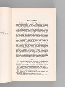 Antoine Galland, sa vie et son oeuvre [ Edition originale ]