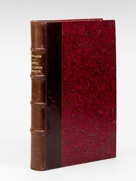 Manuel pour étudier la langue sanscrite. Chrestomathie - Lexique - Principes de Grammaire . BERGAIGNE, Abel 