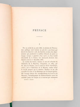 Glossaire des Parlers du Bas-Maine (Département de la Mayenne) [ Edition originale ]. DOTTIN, Georges