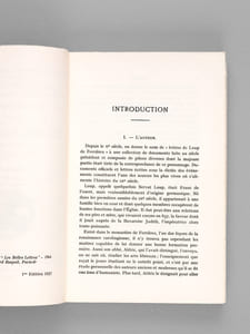 Loup de Ferrières : Correspondance (2 Tomes - Complet) Tome I : 829-847 ; Tome II : 847-862