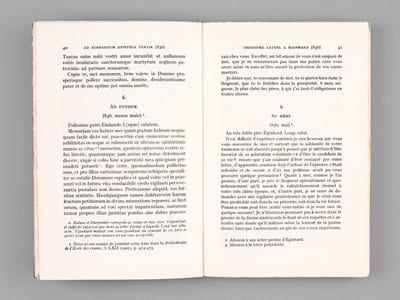 Loup de Ferrières : Correspondance (2 Tomes - Complet) Tome I : 829-847 ; Tome II : 847-862