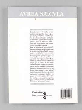 Los mejores Titulos y los peores Versos de la literatura latina. BALLESTER, Xaviero