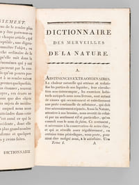 Dictionnaire des Merveilles de la Nature (3 Tomes - Complet)