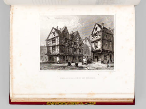 Histoire des Monuments anciens et modernes de la Ville de Bordeaux (2 Tomes - Complet) [ Edition originale ] [ Avec une quittance autographe signée ...
