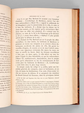 Histoire de Pey-Berland et du Pays Bordelais au XVe siècle d'après les documents de l'époque [ Edition originale ]. CORBIN, Raimond
