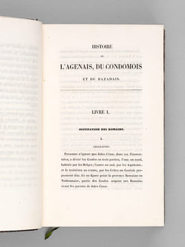 Histoire de l'Agenais et du Condomois et du Bazadais (2 Tomes - Complet) [ Edition originale ]. SAMAZEUILH, J.-F.