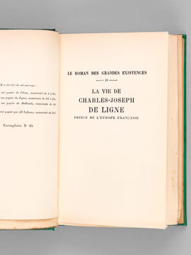 La vie de Charles Joseph de Ligne, Prince de l'Europe Française. DUMONT-WILDEN, Louis