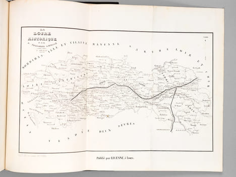 La Loire Historique, Pittoresque et Biographique, de la Source de ce Fleuve à son Embouchure dans l'Océan (5 Tomes - Complet) [ Edition originale ]. ...