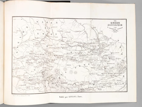 La Loire Historique, Pittoresque et Biographique, de la Source de ce Fleuve à son Embouchure dans l'Océan (5 Tomes - Complet) [ Edition originale ]. ...