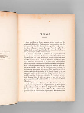 La Fondation de l'Empire allemand 1852-1871 [ Edition originale ]. DENIS, Ernest