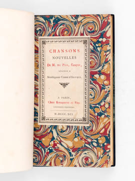 Chansons Nouvelles de M. De Piis, Ecuyer . PIIS, Pierre-Antoine de ; (LE BARBIER ; GAUCHER ; CHOFFARD)