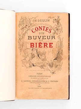 Contes d'un Buveur de Bière [ Edition originale ]. DEULIN, Charles