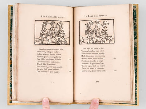 Le Triumphe de Haulte Folie. Reproduction d'un poëme lyonnais du XVIe siècle ornée de figures sur bois. MONTAIGLON, Anatole de