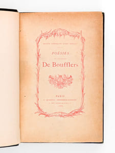 Poésies diverses du Chevalier de Boufflers
