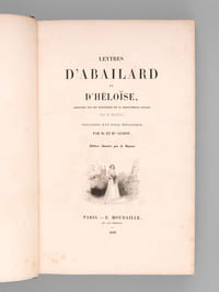 Lettres d'Abailard et d'Héloïse (2 Tomes - Complet) Traduites sur les manuscrits de la Bibliothèque Royale par E. Oddoul [ Lettres d'Héloïse et Abélard ] 