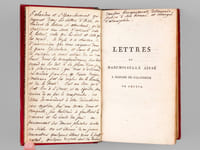 Lettres de Mademoiselle Aïssé à Madame de Calandrini de Genève.