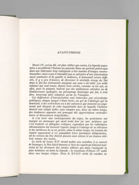Henri IV dans ses années pacifiques [ Edition originale ]