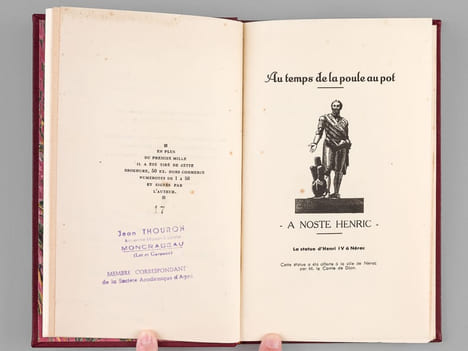 La jeunesse d'Henri IV. En Gascogne [ Edition originale - Livre dédicacé par l'auteur ]. DALBRAY, Jac