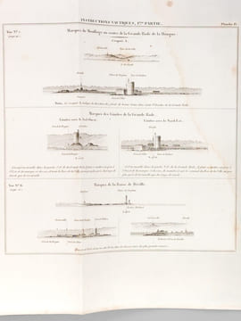 Pilote Français. Instructions nautiques (Partie des Côtes septentrionales de France comprise entre la pointe de Barfleur et Dunkerque) [ Edition ...