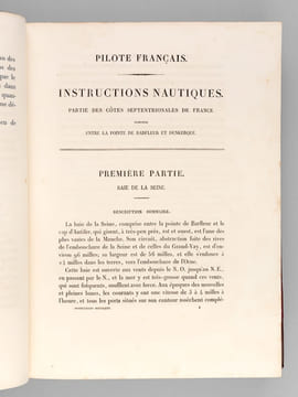 Pilote Français. Instructions nautiques (Partie des Côtes septentrionales de France comprise entre la pointe de Barfleur et Dunkerque) [ Edition ...