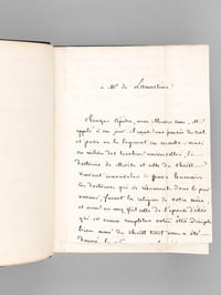 Education d'une Mère de Famille ou De la Civilisation du Genre Humain par les Femmes (2 Tomes - Complet) [ Avec une longue lettre autographe signée de l'auteur adressée à Lamartine ]