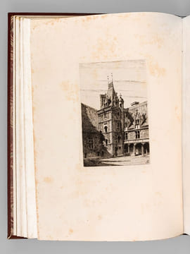 Notice Historique et Chronologique sur les Châteaux du Blaisois avec plusieurs gravures à l'eau-forte [ Edition originale ] 1ère livraison : Château ...