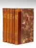 Archives Royales de Chenonceau (6 titres en 5 volumes - Complet) [Edition originale ] Pièces historiques relatives à la Chastellenie de Chenonceau ...