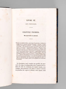 Moeurs Romaines du Règne d'Auguste à la fin des Antonins (4 Tomes - Complet) Tome I : Comprenant la Ville et la Cour, les Trois ordres, la Société et ...