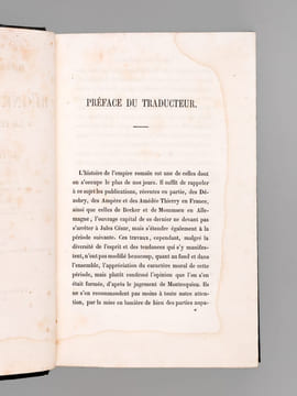 Moeurs Romaines du Règne d'Auguste à la fin des Antonins (4 Tomes - Complet) Tome I : Comprenant la Ville et la Cour, les Trois ordres, la Société et ...