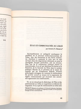 Les Cahiers de l'Orient (N° 1, 2, 3, 4 6, 7, 8-9, 10, 11, 12, 13 : Du premier trimestre 1986 au premier trimestre 1989, sans le premier trimestre ...