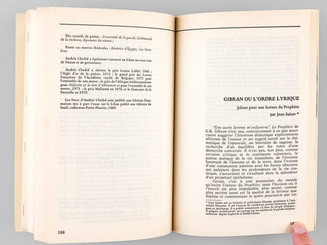 Les Cahiers de l'Orient (N° 1, 2, 3, 4 6, 7, 8-9, 10, 11, 12, 13 : Du premier trimestre 1986 au premier trimestre 1989, sans le premier trimestre ...