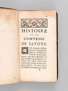 Histoire la Comtesse de Savoye [ Edition originale ]