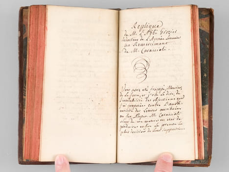 [ Recueil factice de quelques Pièces concernant des Lettres apocryphes du Pape Clément XIV, attribuées par l'abbé Grozier à M. Caraccioli ] Lettre à ...
