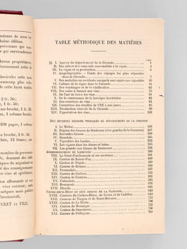 Bordeaux et ses vins classés par ordre de mérite. . COCKS, Ch. ; FERET, Edouard