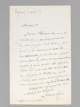 [ Lot de 5 lettres autographes signées ] 1 L.A.S. d’une page datée du 24 rue de Milan: «Mon cher monsieur, Je vous laisse cy joint mon volume des ...