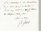 [ Lettre autographe signée adressée à Emile Aucante, à propos d'un manuscrit de roman d'Erckmann-Chatrian ] 1 L.A.S. à en-tête de la Librairie ...