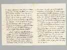 [ Lettre autographe signée évoquant le général Michaud : ] 1 L.A.S. datée de Besançon, le 22 floréal an XI [ 12 mai 1803 ] "Monsieur, Lorsque je vous ...