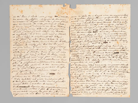 [ Superbe lettre autographe signée, adressée à Charles Deulin : Edmond About, élève normalien, et amoureux fou, prodigue ses conseils pour le concours ...