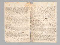 [ Superbe lettre autographe signée, adressée à Charles Deulin : Edmond About, élève normalien, et amoureux fou, prodigue ses conseils pour le concours de l'Ecole Normale Supérieure : ] 1 L.A.S. de 4 pages affranchie le 4 mars 1849, adressée à M. "Deulin, Etudiant, à Condé sur l'Escaut" : Edmond About s'excuse de ne pas avoir répondu plus tôt "mais heureusement vous êtes en état de me comprendre et de m'excuser quand je vous dirai que je vous aurai répondu depuis longtemps si je n'étais moi-même amoureux, et sérieusement, c'est à dire follement et de manière à ne pouvoir rien faire de sérieux, pas même une lettre à un ami. Il y a peut-être cette différence entre votre infirmité et la mienne que vous êtes probablement heureux, ou que vous pourrez l'être ; tandis que moi sauf le bonheur d'aimer, je n'en attends, je n'en espère et je ne voudrais même pas en désirer d'autre. [... ] Celui qui vous écrit est dans une impasse d'où l'on ne sort que par un mariage ou par une infamie ; or ni l'un ni l'autre ne sont de mon goût. Je désire de tout mon coeur, mon coeur ami, que vous soyez plus heureux que moi" [ About se réjouit de la vie douce de son ami à Condé-sur-l'Escaut : ] "Je vous félicite donc sincèrement de n'être pas venu à Paris, et d'avoir compté vainement sur M. de Falloux. Si je l'avais connu la dernière fois que je vous ai écrit, j'aurai pu vous éclairer sur la nature de sa parole. Il est venu nous voir à l'Ecole et nous a noyés de compliments délayés et très fades : au reste, il nous déteste et ne songe qu'à nous traiter comme l'école d'administration" [ Il l'invite à se préparer lui-même au concours de l'Ecole : ] "Dans le cas où vous ne seriez pas reçu (ce dont les Dieux nous gardent !) vous vous seriez fait connaître de ces messieurs, et ils vous obtiendraient une place de professeur en province ; en attendant, ils l'ont fait pour un de nos camarades qui ne vous valait pas, et qui avait été refusé pour impertinence à l'examen oral" [ Il répond ensuite en 11 points à toutes ces questions sur l'examen ;  durée, longueur, compositions en vers, examens oraux, et notamment pour la dissertation philosophique : ] "Lisez le manuel des trois demi-ânes éclectiques Simon, Jacquin et Saisset ; prenez, si vous avez le temps, une teinture de Descartes, de Malebranche et de Leibnitz. Généralement, la composition est mal faite" [Pour la question d'histoire :] " Peu d'élèves savent répondre par des faits ; on dit le plus de généralités qu'on peut. Une date, quelquefois deux, et c'est tout" [Avec la même verve, il continue plus loin : ] "D'auteurs français, je vous conseille de n'en lire aucun, et surtout de vous abstenir du commentaire de Laharpe. A l'examen, on ne vous demande pas de français, mais du latin et du grec. Ne lisez de français que ce qu'il vous faut pour vous former le style [etc... ] "Je crains, mon cher ami, que vous ne vous fassiez beaucoup d'illusions sur l'Ecole. J'ai été comme vous, mais je ne veux pas anticiper sur votre expérience personnelle. Vous ne trouverez pas ici tout ce que vous espérez. Mais du moins vous y trouverez un ami" [... ]  