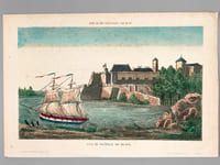 Vue du Château de Blaye [ Vue d'optique ]