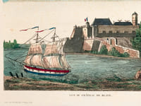 Vue du Château de Blaye [ Vue d'optique ]