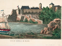 Vue du Château de Blaye [ Vue d'optique ]