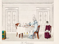 La Caninomanie [ Gravure en couleurs - Le Bon Genre n° 106 ]