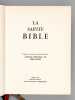 La Sainte Bible [Traduction de la Bible de Jérusalem, illustrée par André Balint ] . BALINT, André ; Collectif ; Ecole Biblique de Jérusalem 
