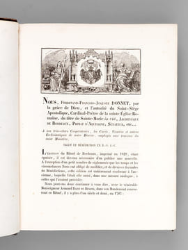 Rituel Romain à l'usage du Diocèse de Bordeaux. BAZINS DE BESONS, Mgr. Armand ; Mgr. LE FEBVRE DE CHEVERUS ; DONNET, Mgr Ferdinand-François-Auguste