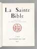 La Sainte Bible. Traduite en français sous la direction de l'Ecole Biblique de Jérusalem. Collectif ; ECOLE BIBLIQUE DE JERUSALEM